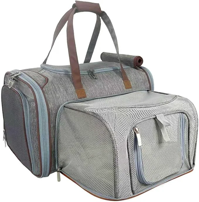 Natural Mr. Peanut’s Gold Series Big Apple XL Expandable Pet Carrier V3.0 Fashionable