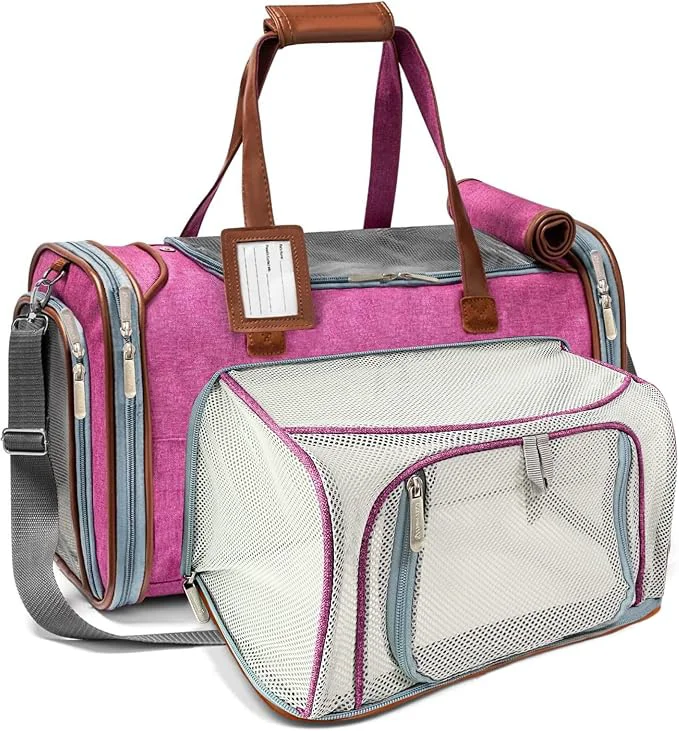 Sophisticated Mr. Peanut’s Gold Series Big Apple XL Expandable Airline Capable Soft Sided Pet Lightweight