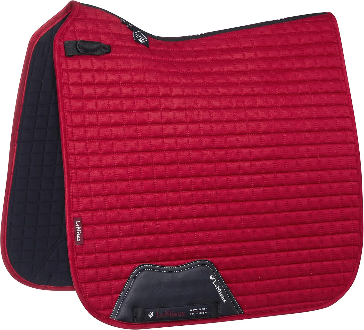 Detailed LeMieux Suede Dressage Square – English Saddle Pads for Horses – Equestrian Riding Equipment and Accessories Smart