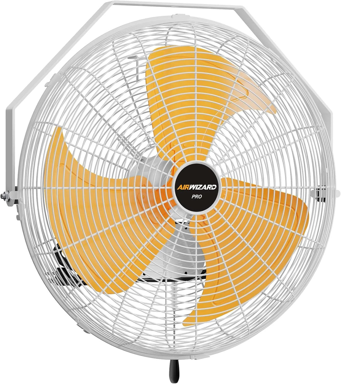 Proven 20 Inch Outdoor Wall Fan 5800 CFM Waterproof Wall Mounted Fan Industrial Grade Metal Outdoor Fans 3 Speeds Adjustable Tilt for Patio Greenhouse Garage Gazebo Use UL Listed Contemporary