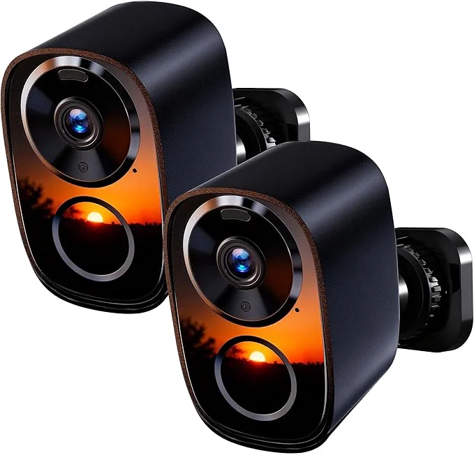Sustainable 2026 Upgraded 2K Security Cameras Wireless Outdoor 2-Pack Cloud SD Storage Long Battery Life 2.4G 5G Wifi Support Motion Detection Color Night Vision Spotlight Waterproof 2-Way TalkAbout ThisOverview Functional
