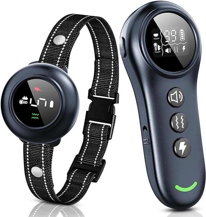 Excellent 2-in-1 Dog Shock Collar Dog Bark Collar Healthy