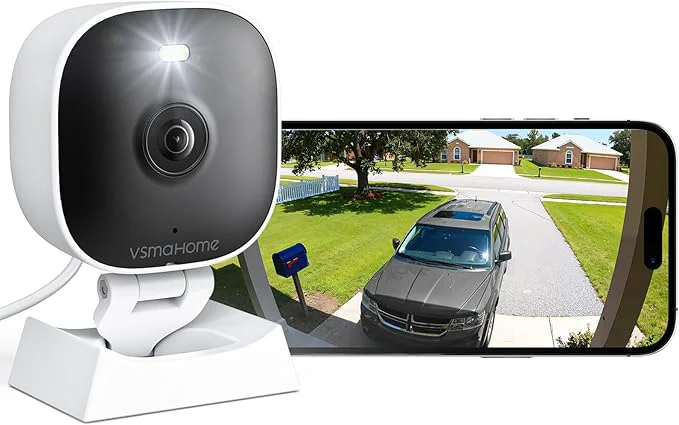 Exclusive 2K Cameras for Home Security Indoor Outdoor for Baby Elder Pet Monitoring with Phone app Wired Plug Play Color Night Vision 2-Way Audio 24 7 Recording Support 128G Card Storage Not Included About ThisOverview High-Quality