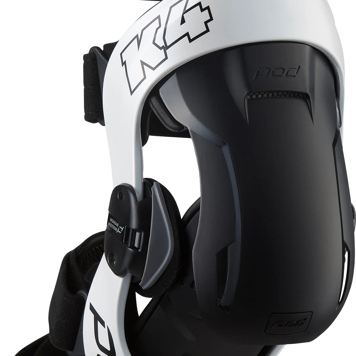 Efficient K4 V2.0 Knee Brace Pr Wht Blk Xs S Elegant