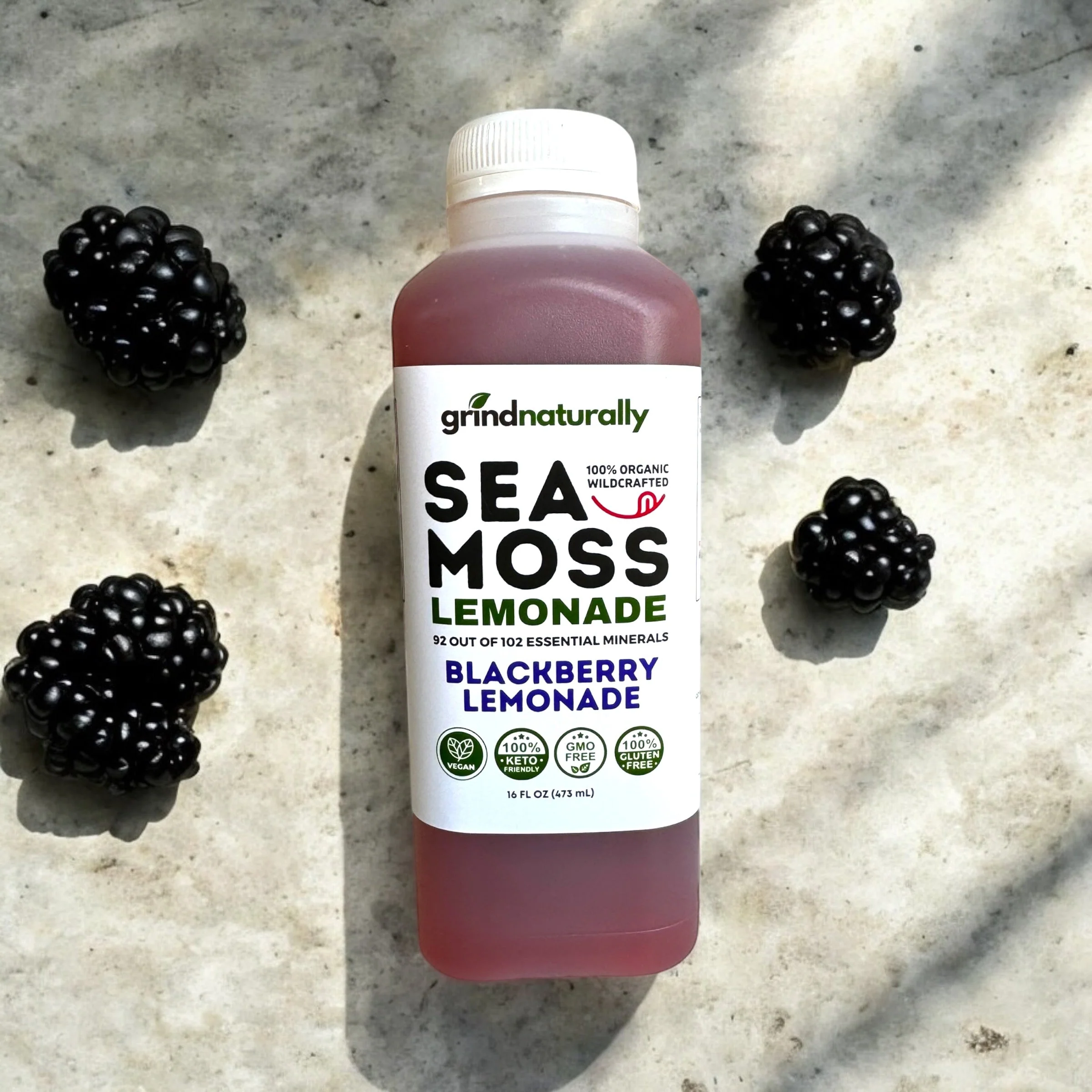 Trendy 1 Flavored Sea Moss Lemonade 16oz High-Performance