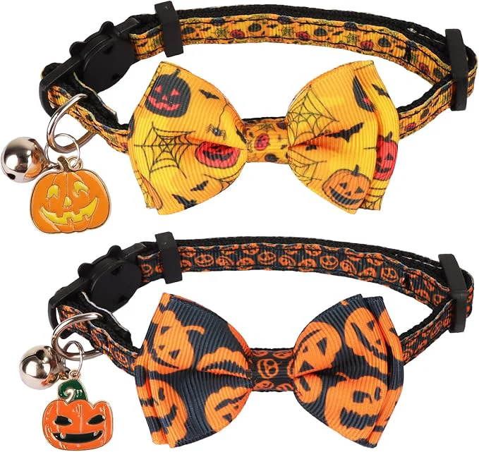 Fast ADOGGYGO Halloween Cat Collars User-Friendly