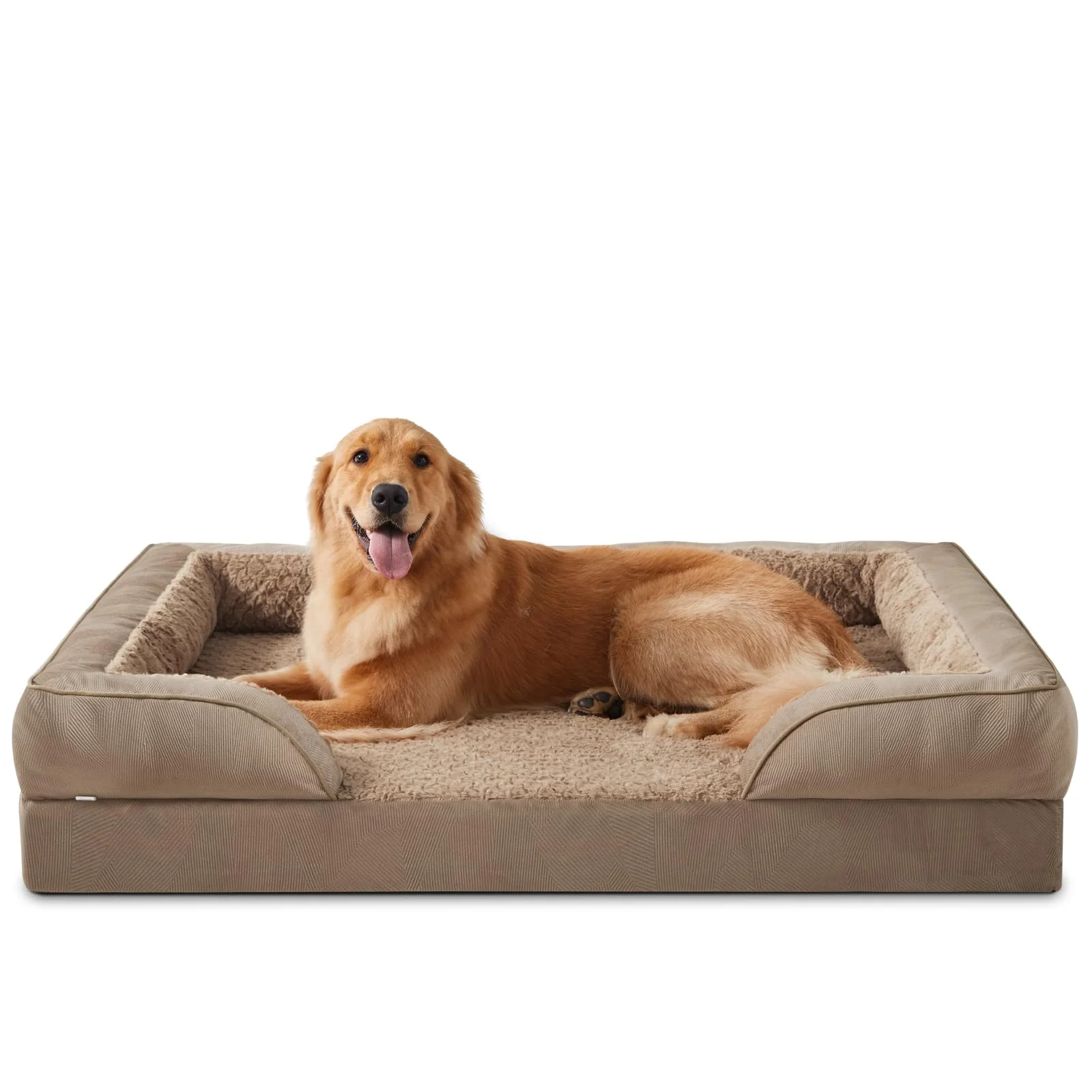 Sustainable INVENHO Orthopedic Dog Bed XL Large Egg-Crate Foam Waterproof Lining Washable Cover Non-Slip Bottom Consistent
