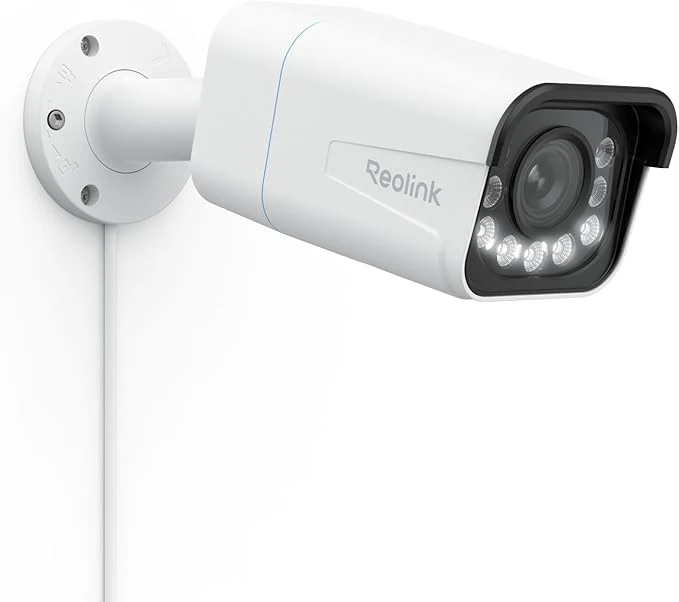Luxury REOLINK RLC-811A PoE IP Wired Security Camera 4K – 123° FoV 5X Optical Zoom for Outdoor Usage Color Night Vision Human Vehicle Pet Smart Detection 2 Way Talk Up to 512GB microSD CardAbout ThisOverview Original Design