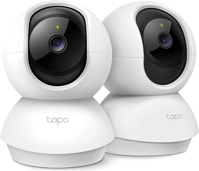Green Tapo 2K Pan Tilt Security Camera for Baby Monitor Dog Camera w Motion Detection 2-Way Audio Siren Night Vision Cloud SD Card Storage Works w Alexa Google Assistant 2-Pack Tapo C210P2 About ThisOverview Smooth