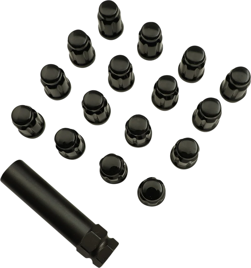 Professional MOOSE UTILITY Lug Nut – Splined – 12 mm x 1.50 – Black – 16 Pack SPMO3807BL4 Efficient