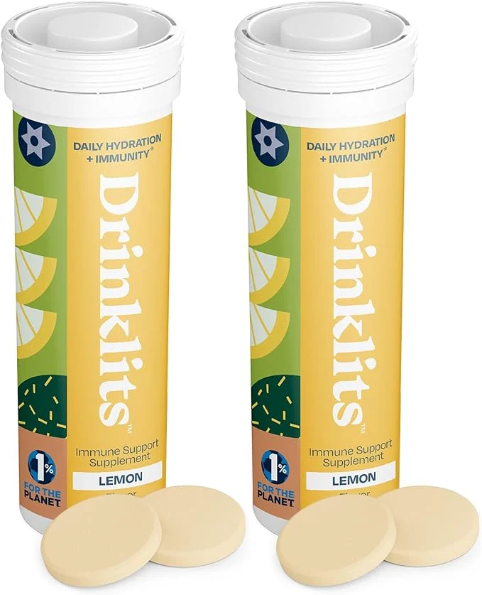 Top-Quality Lemon Daily Immune Support Tablets – 2 Tubes 20 Servings Trendy