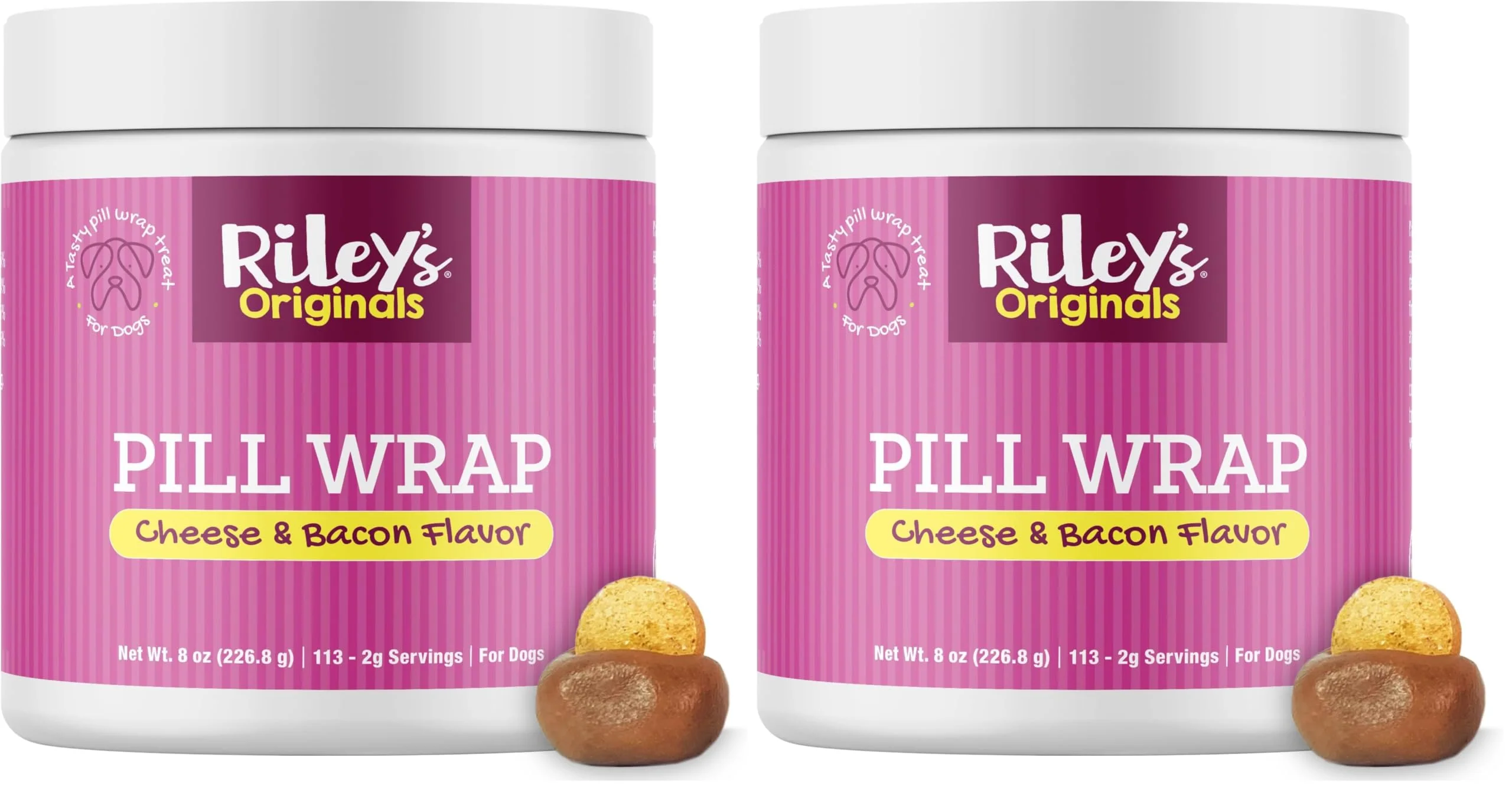 First-Class Riley’s Pill Wrap for Dogs – Cheese Bacon Flavored Pill Paste 8 oz Pack of 2 Responsible