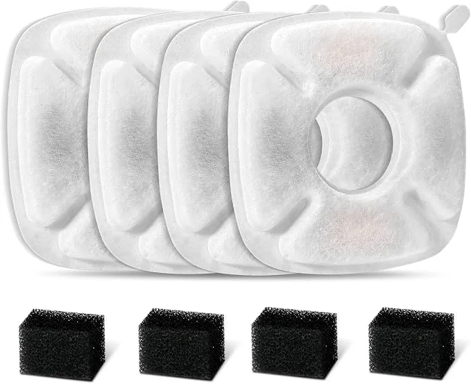 Reliable 8 Pcs Cat Fountain Filters Elegant