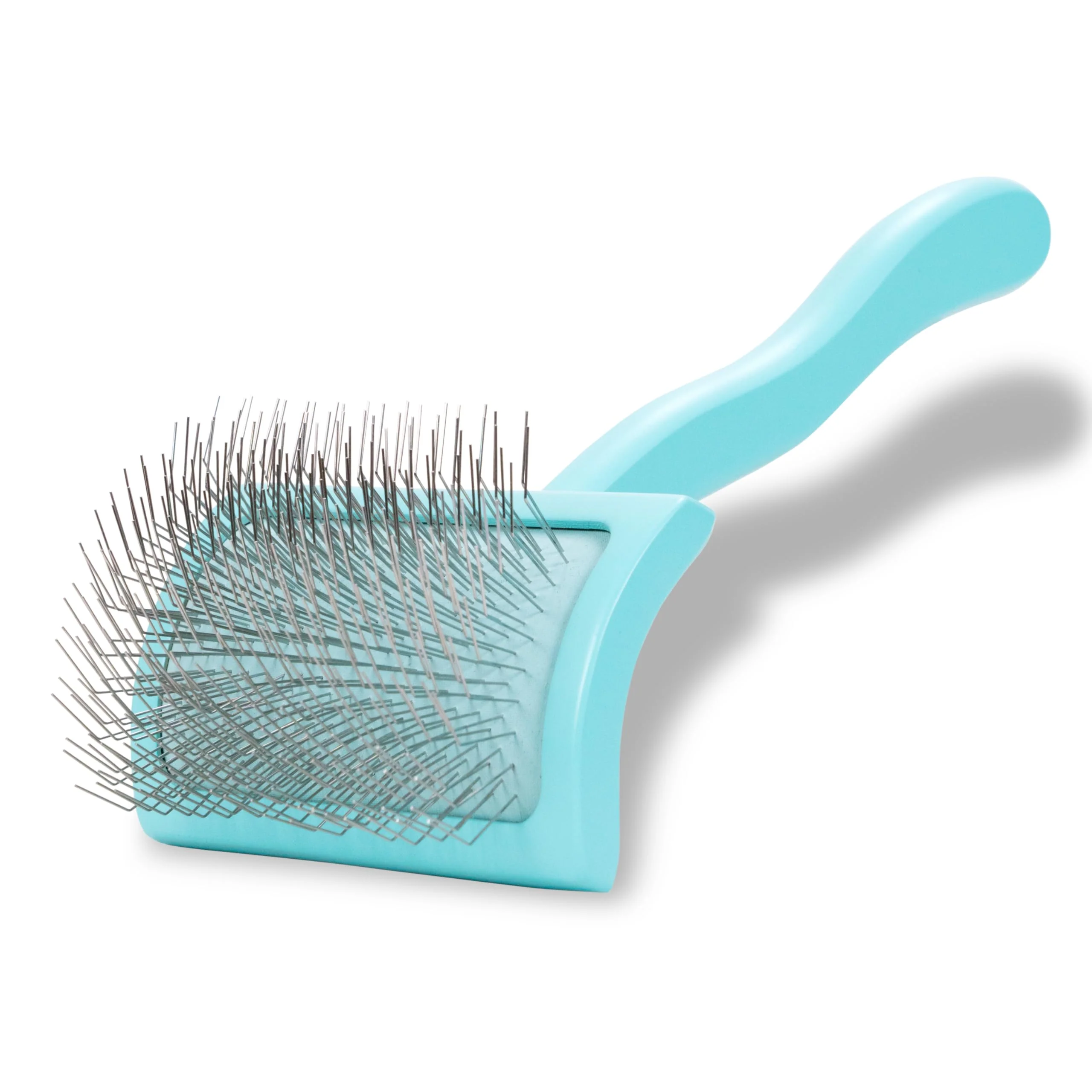 Detailed Chris Christensen Big G Dog Slicker Brush Teal – Professional-Grade Deshedding Detangling Elegant