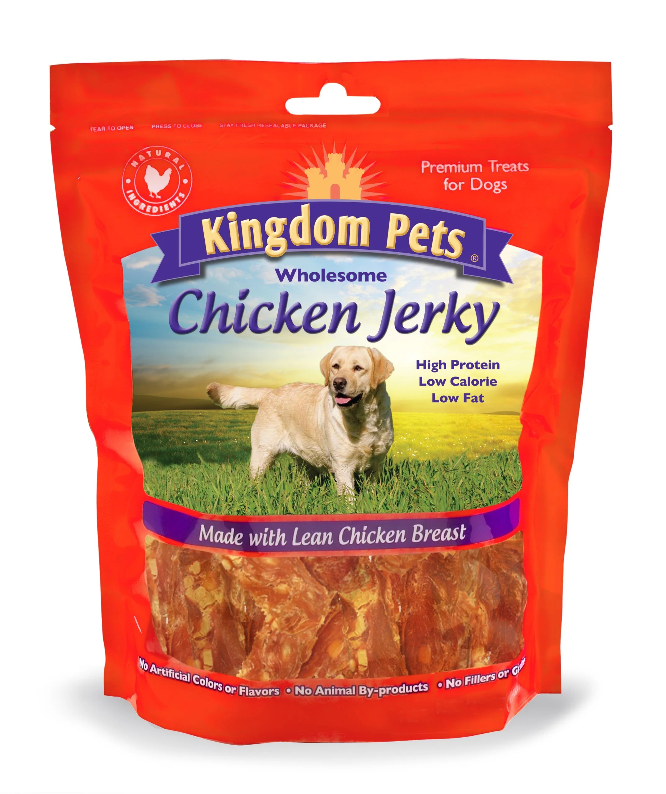 Authentic Kingdom Pets Chicken Jerky Dog Treats – 3-Ingredient No Fillers 3lb High-End