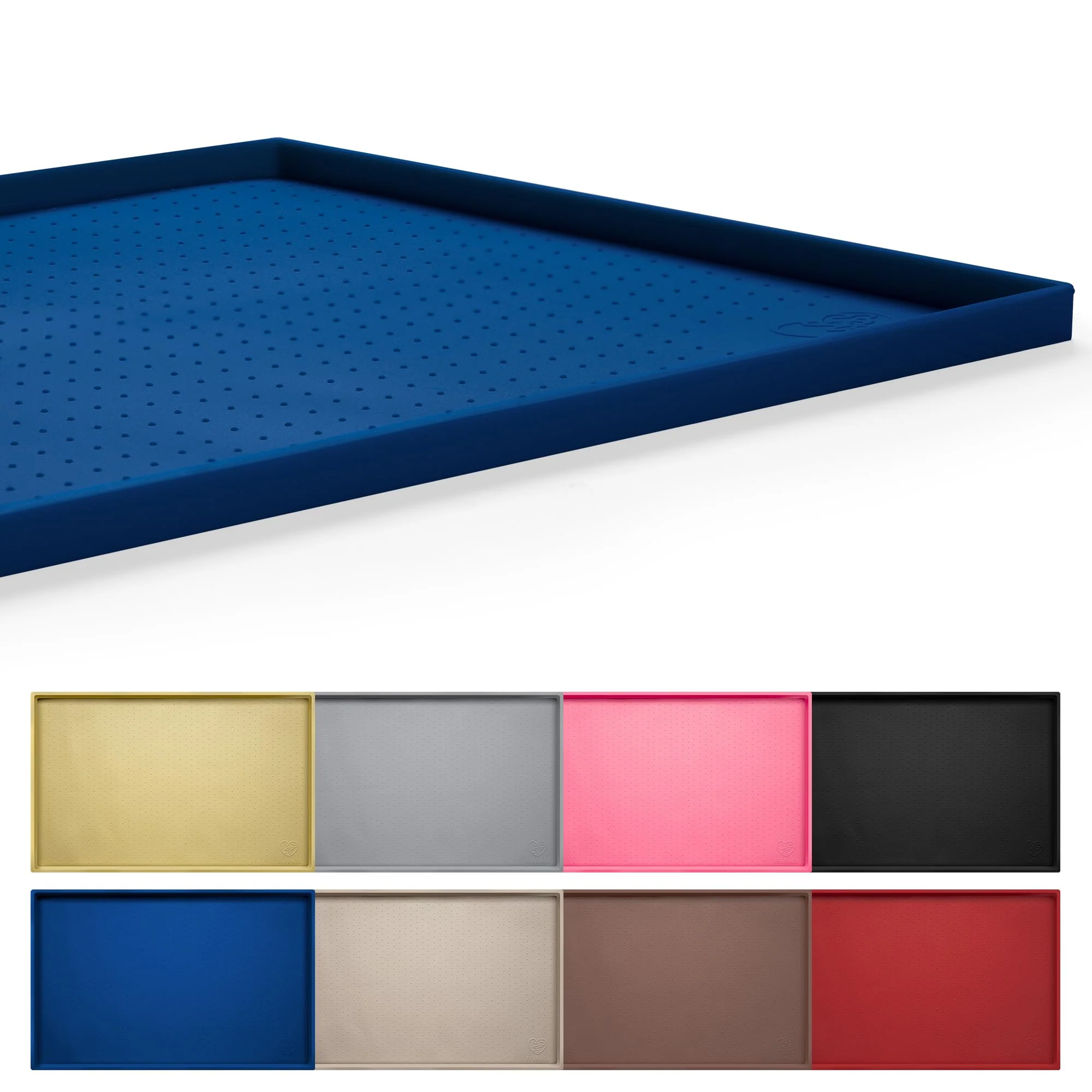 High-Performance Hubulk Dog Feeding Mat Navy Original