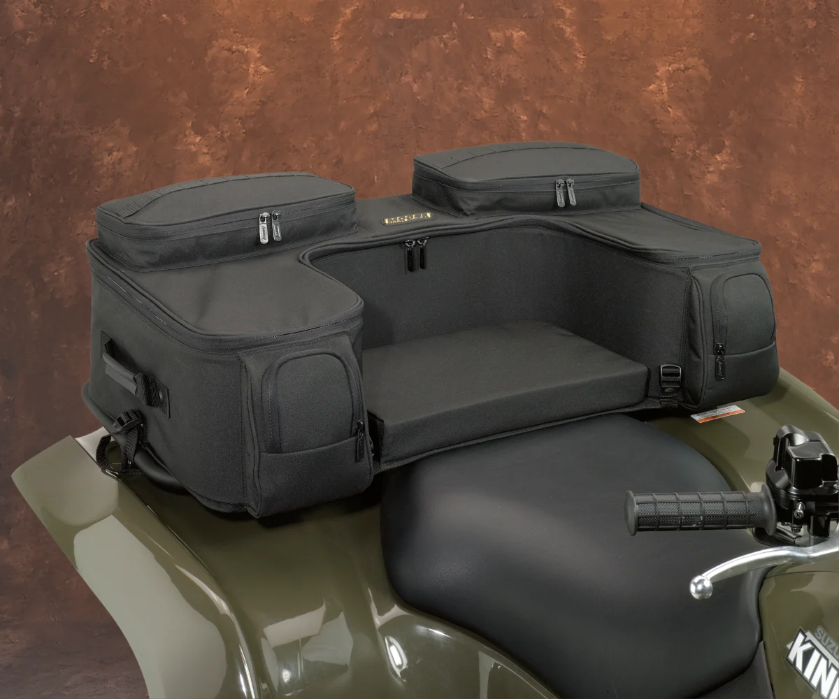 Powerful MOOSE UTILITY Ozark Rear Rack Bag – Black 3505-0212 Smooth