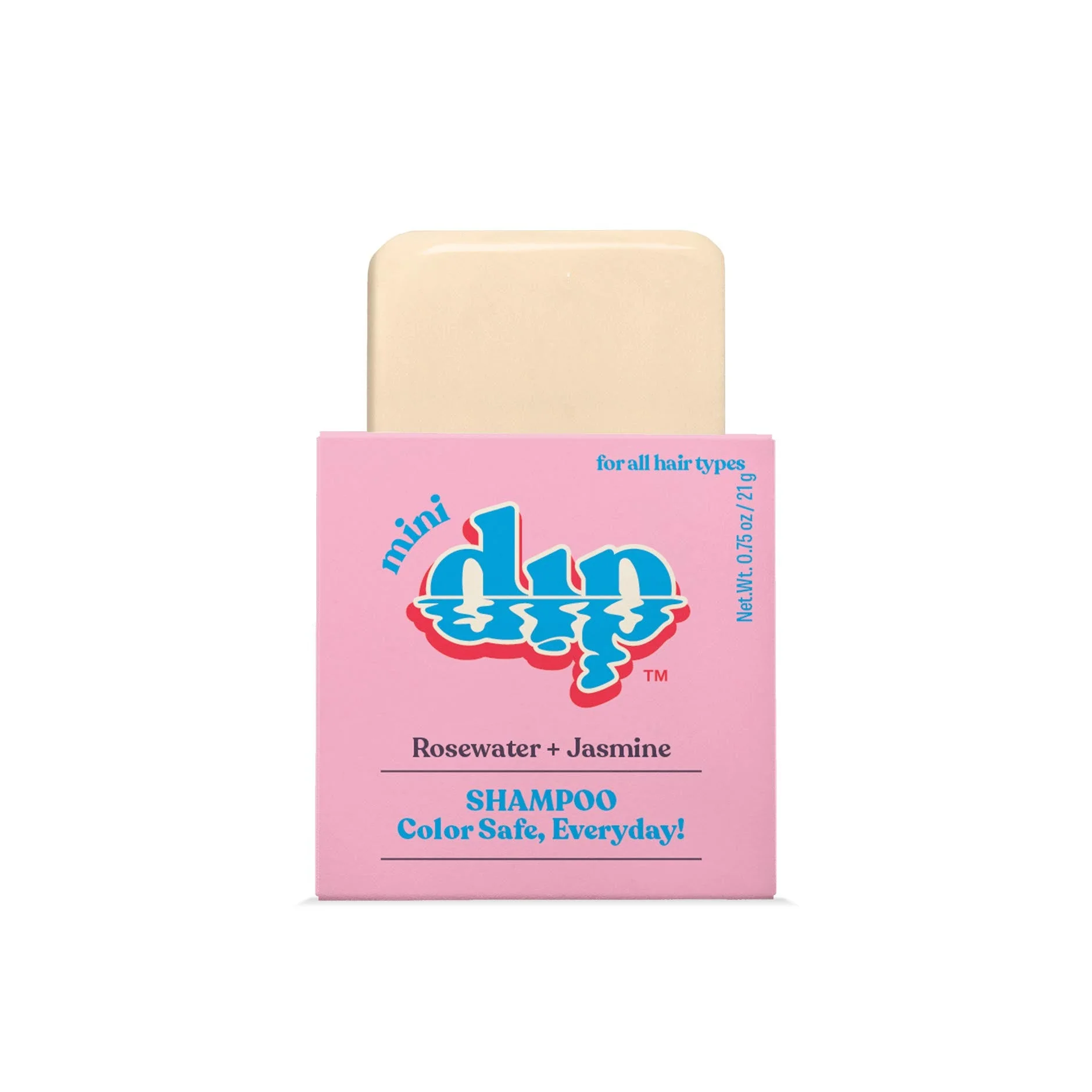 Contemporary Mini Dip Shampoo Bar Color Safe Everyday – Rosewater Jasmine Smooth