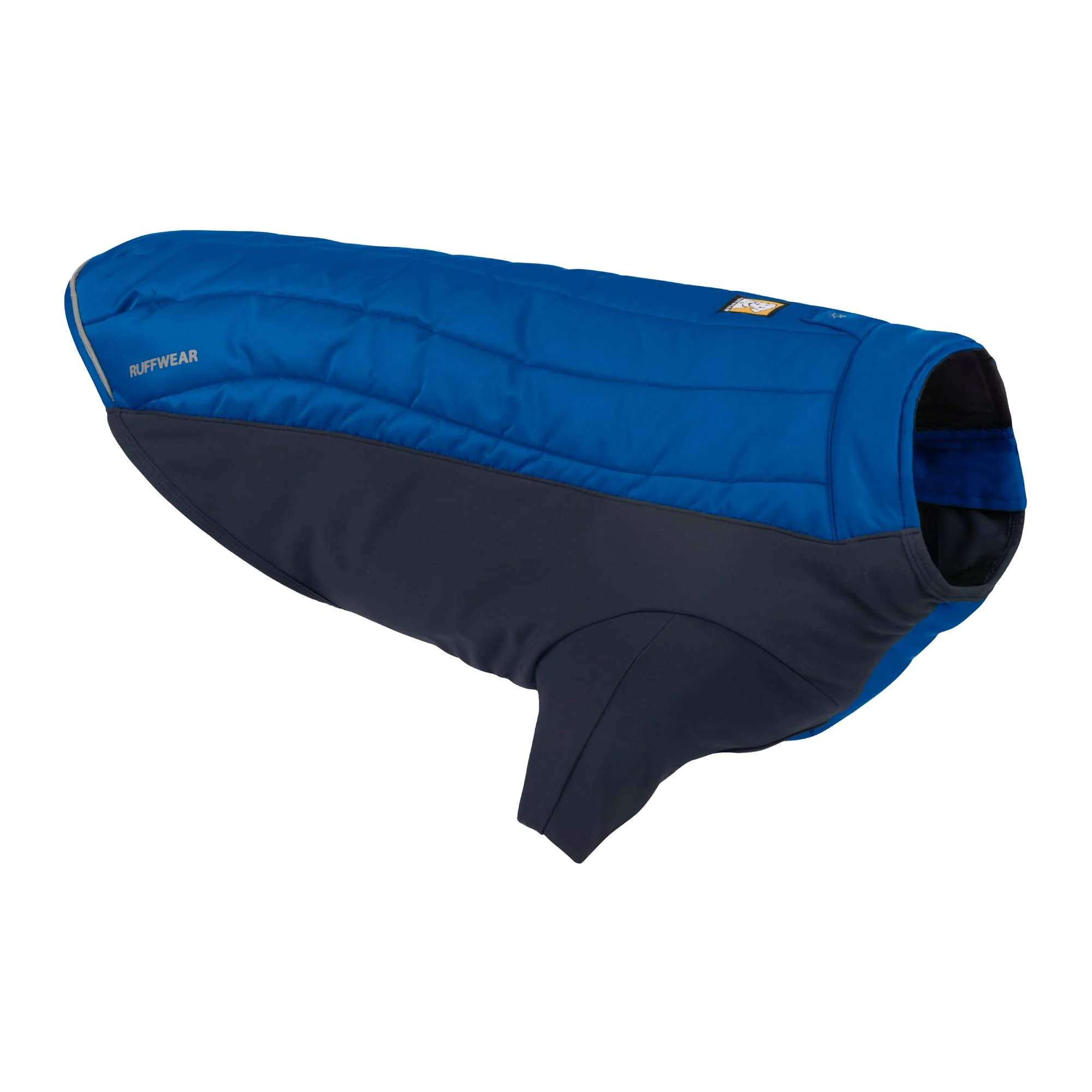 Ruffwear Powder Hound Dog Winter Jacket – Insulated Softshell with StormSleeve Reflective Trim Blue Pool Large Selected