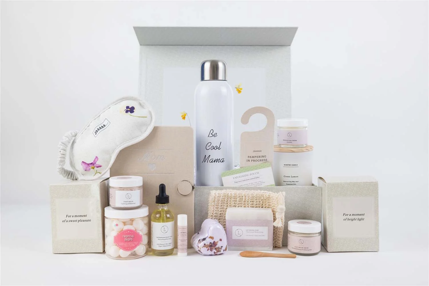 Superior Luxury Gift for Mom – Natural Bath Body Spa Gift Box Refined