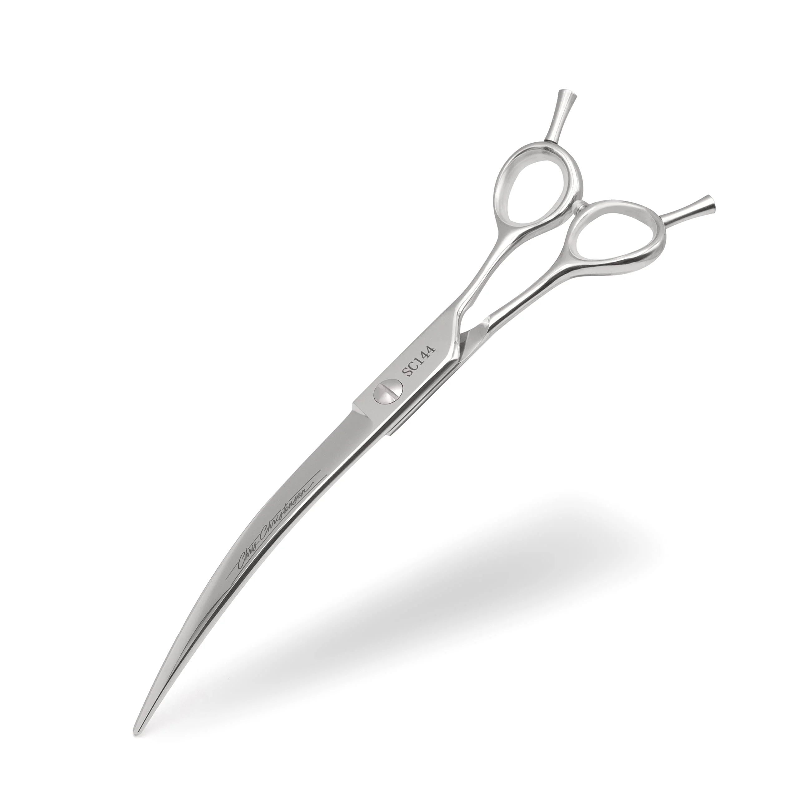 Eco-Friendly Chris Christensen Classic Series 7.5 in Curved Dog Grooming Shears Convex Blade 440C Japanese Steel For Any Skill Level Efficient