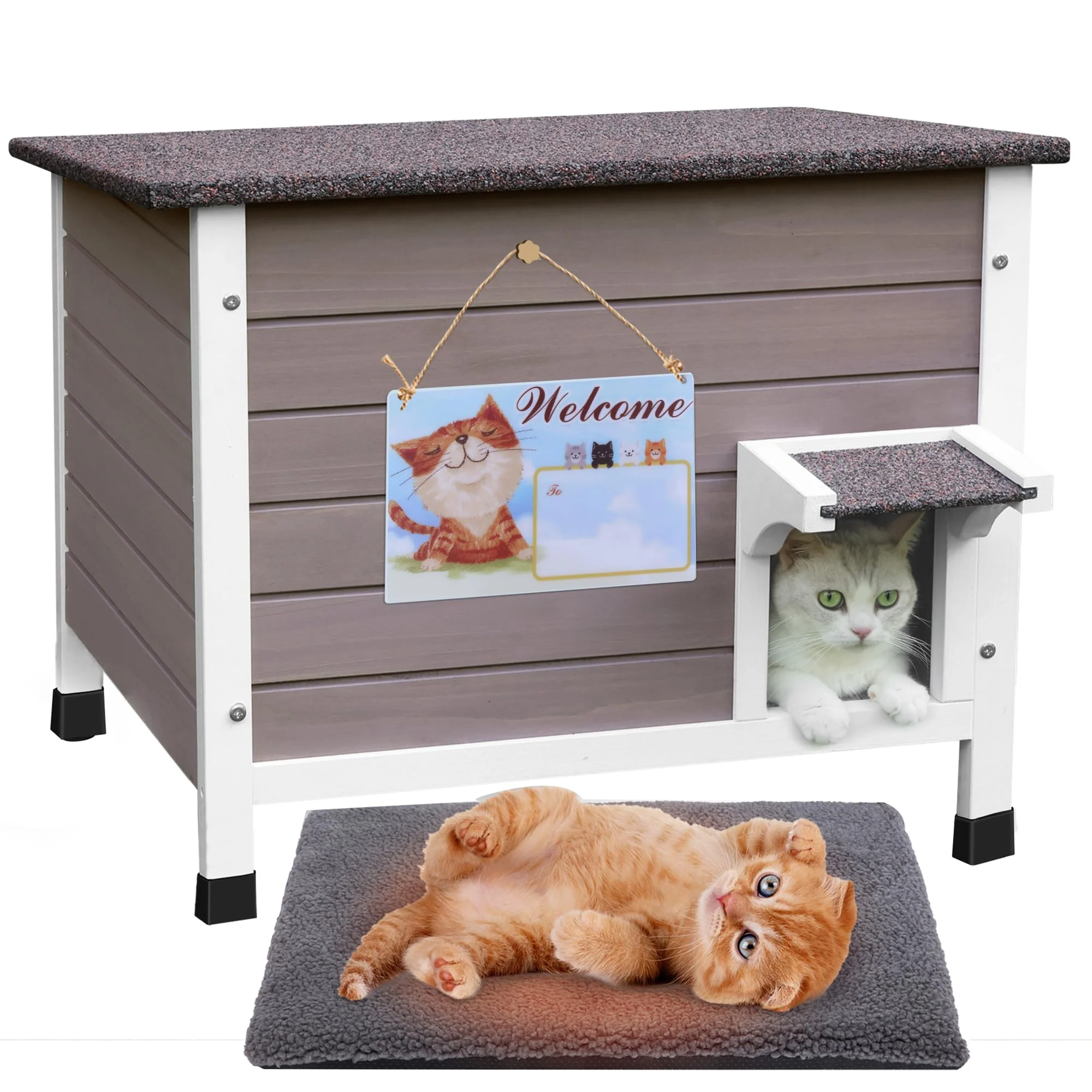 Sustainable Deblue Outdoor Cat House 100 Insulated VisaMastercardMaestroApple PayDiscoverShop Pay Elite