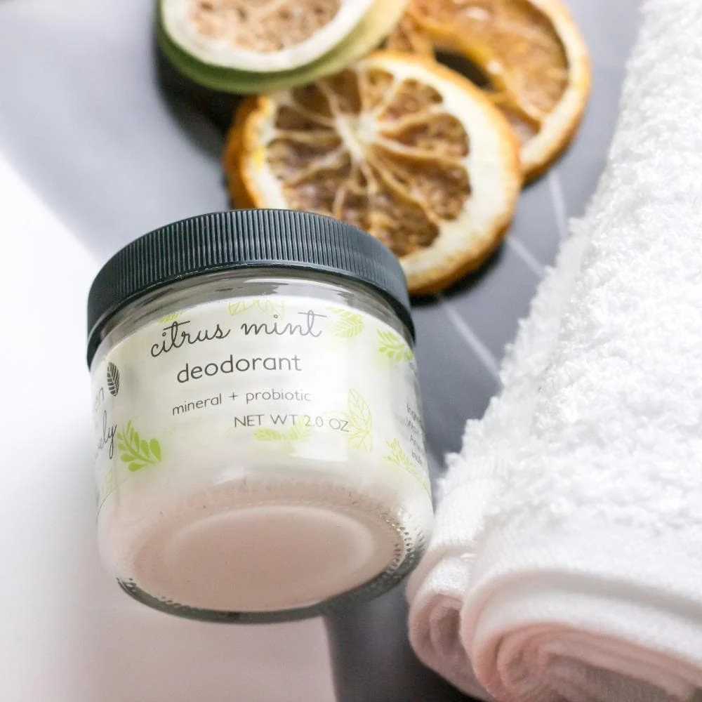 Premium Material DEODORANT Citrus Mint – Mineral Probiotic – Vegan Sustainable