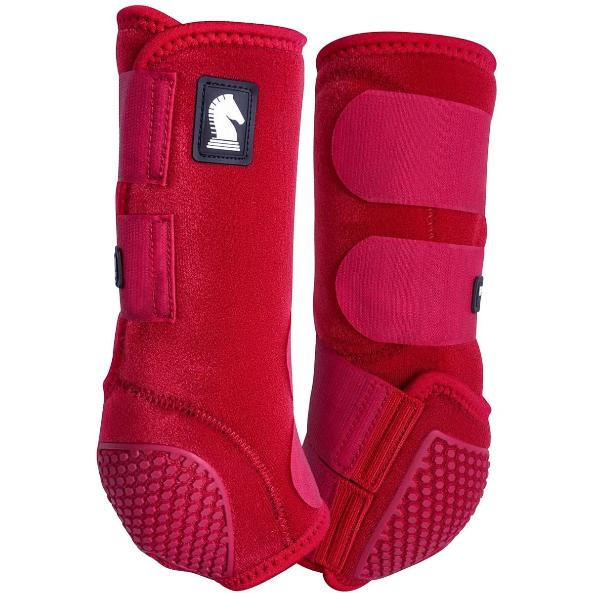Prestigious Classic Equine Flexion Hind Boots Large Red Splint Boots by Legacy Dependable
