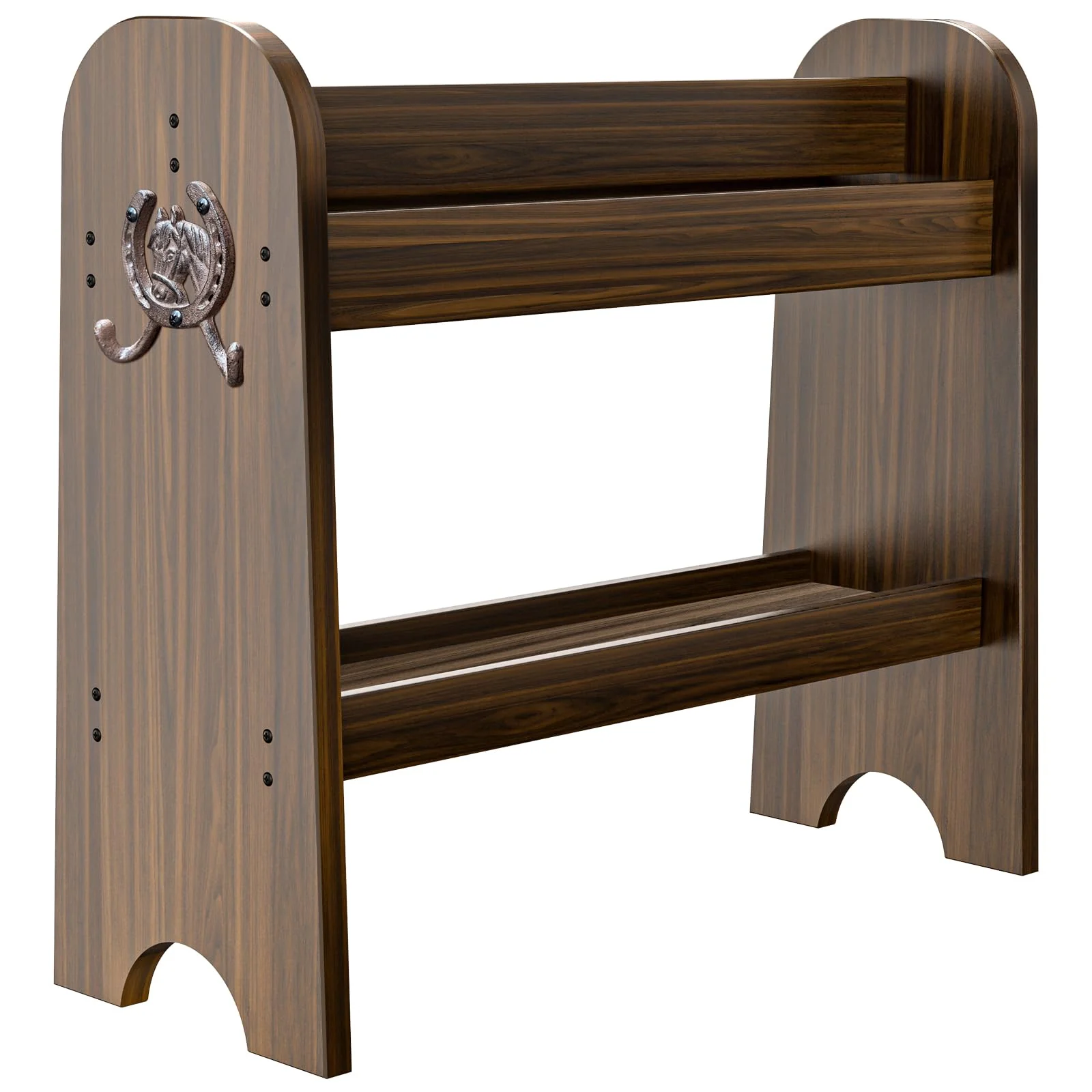 Modern Novona Paulownia Wood Saddle Rack Durable Saddle Stand for Trophy Display Tack Organization Effective