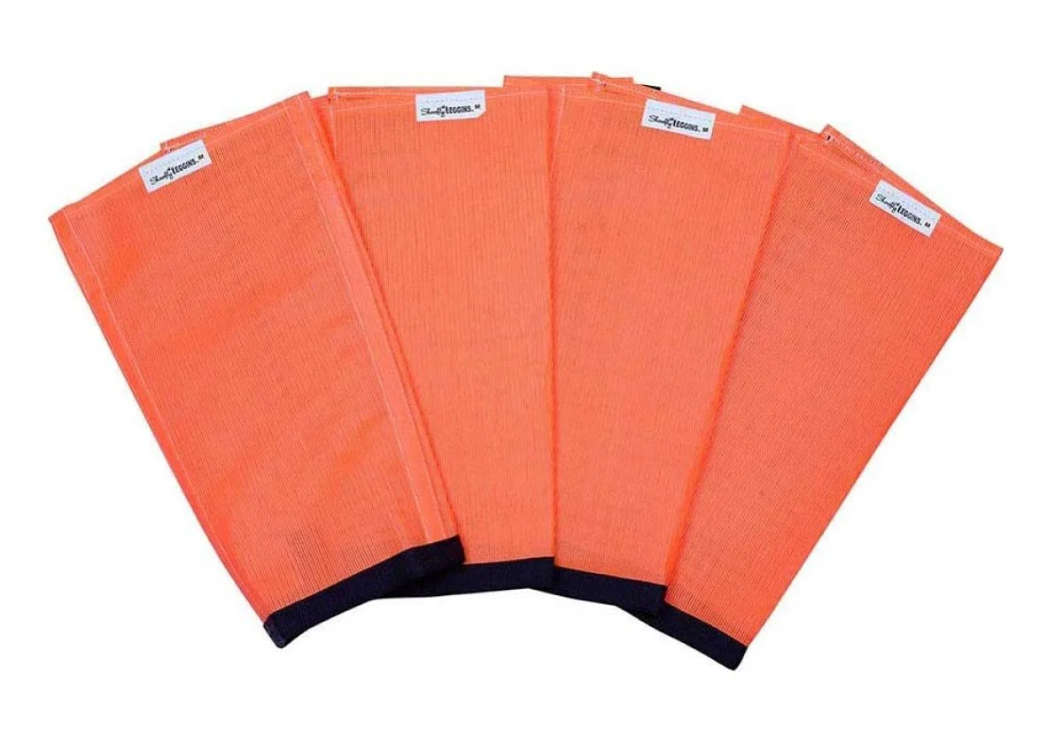 Versatile SHOOFLY Horse Leggins – Breathable Chemical- Stall Boots Orange Medium Enhanced