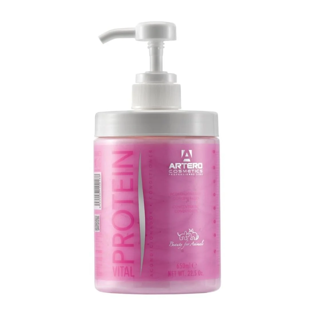Environmentally Friendly Artero Protein Vital Conditioner for Dogs Cats – Deep Hydration Silk Protein Repair 23.7 fl oz First-Class