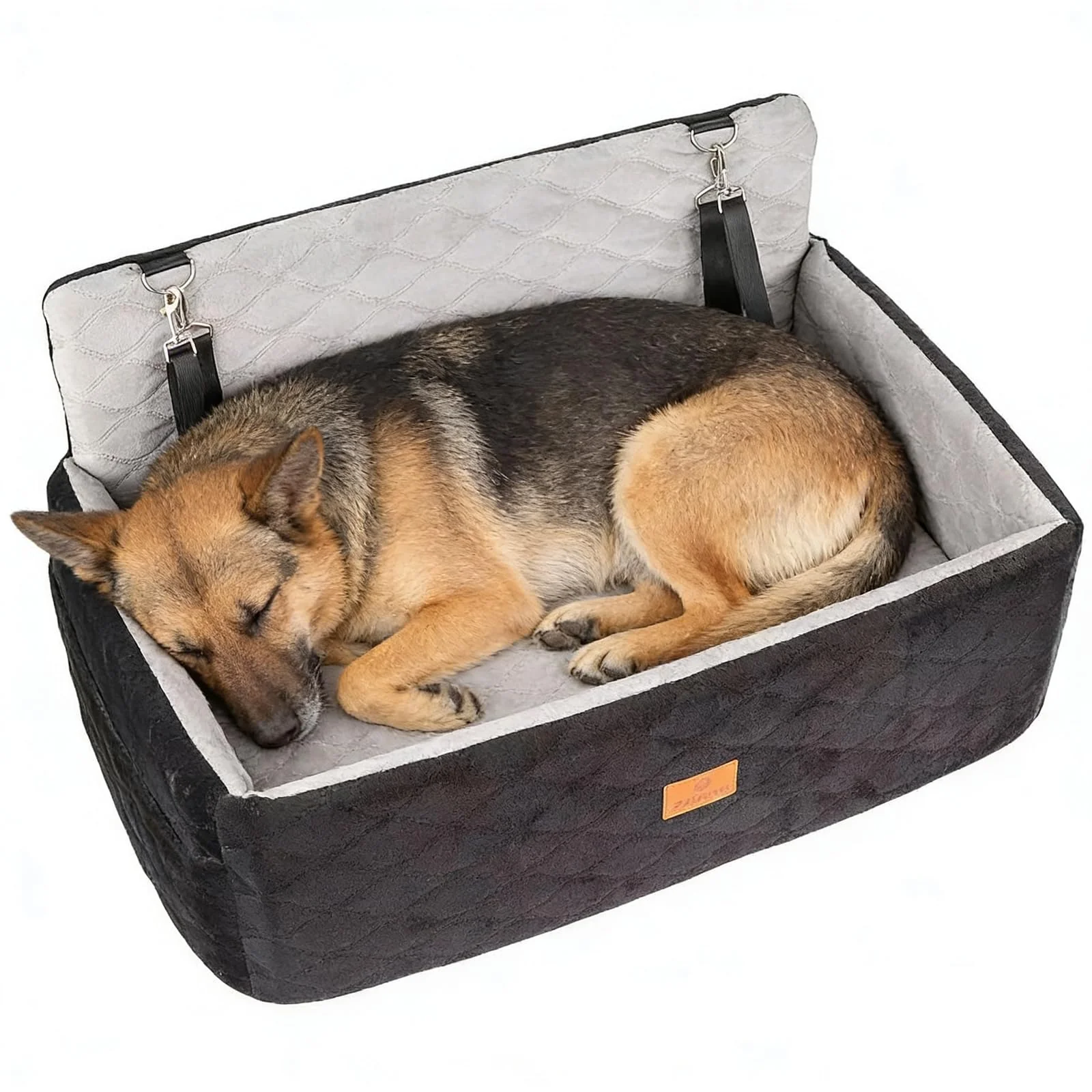 Efficient Ztinng Dog Car Seat for Small Medium Dogs Cats Memory Foam Booster with Safety Belt Smart