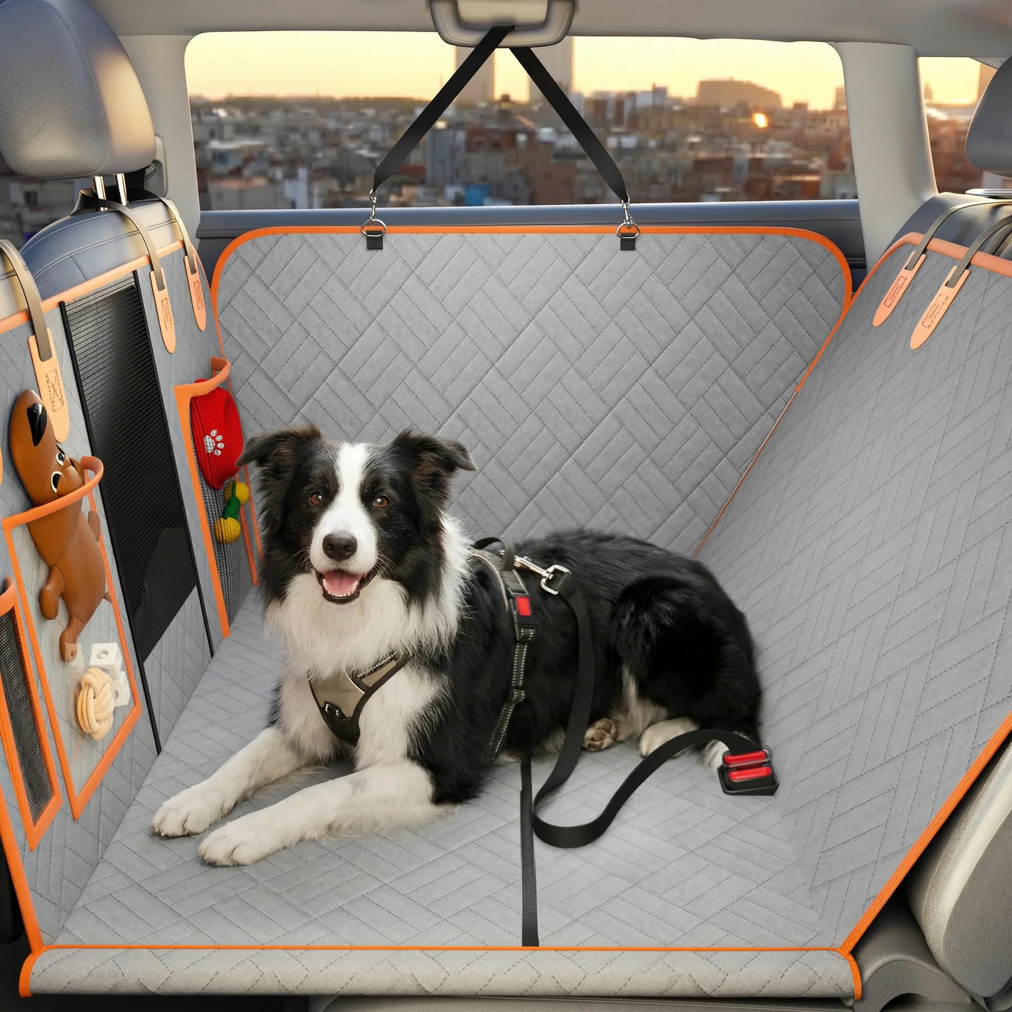 Organic Doglike Military-Grade 9-Layer Seat Cover – 450lb Waterproof Non-Slip Breathable Solid