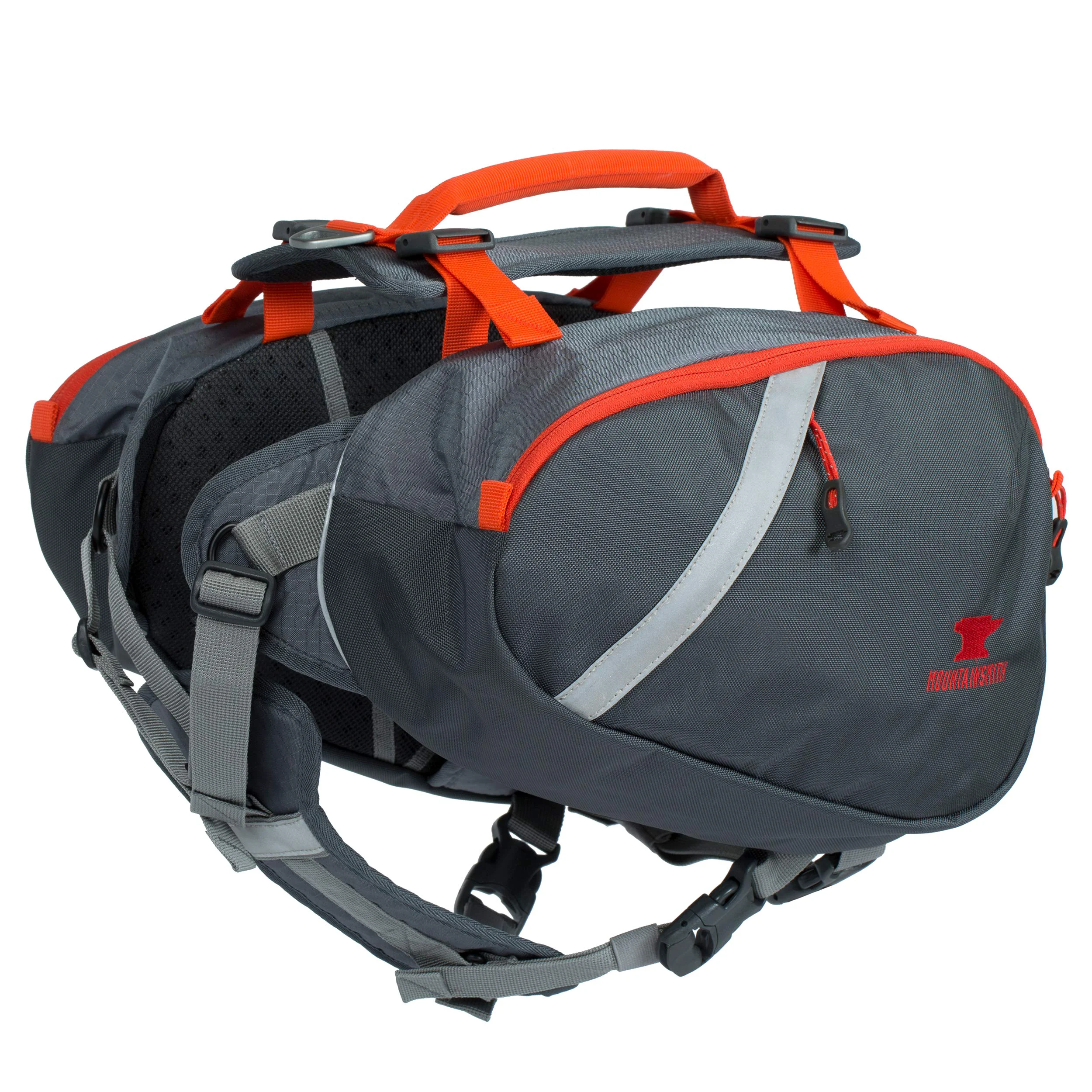Premium Material Mountainsmith K9 Dog Pack – Adjustable Chest Back Harness Water-Resistant Canine Backpack Medium Lava Red Trusted