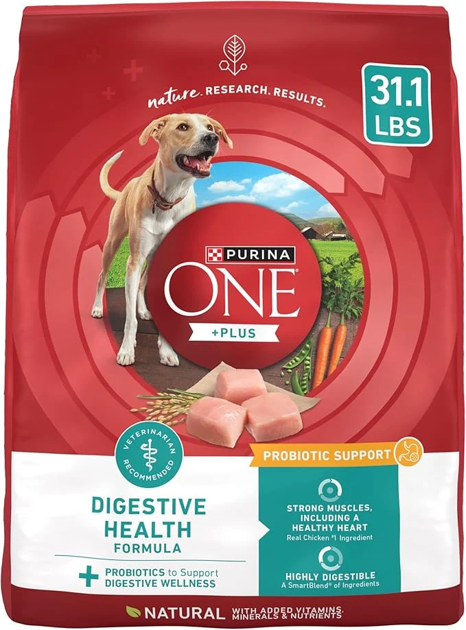 Durable Purina One Plus Digestive Health Formula Dry Dog Food Natural with Added Vitamins Minerals and Nutrients – 31.1 Lb. BagAbout This Fine Crafted