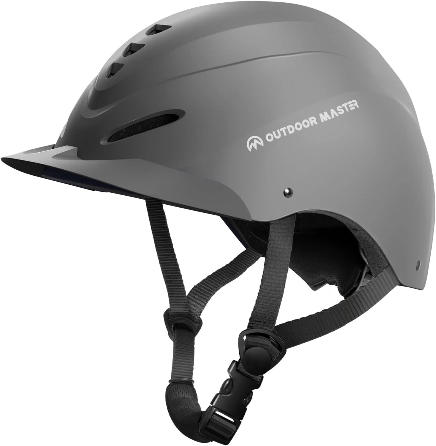 Functional OutdoorMaster Equestrian Helmet Horse Riding Helmet with Sun Visor and Excellent Ventilation Adjustable Safe Helmet for Men Women Youth Environmentally Friendly