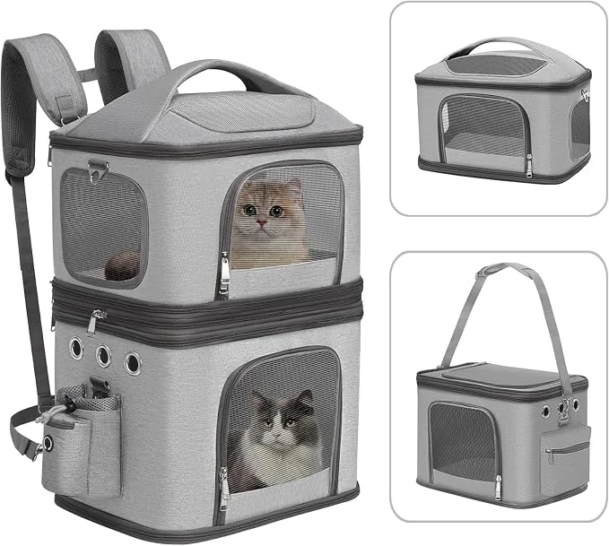 Specialty Detachable Double Pet Carrier Backpack Official