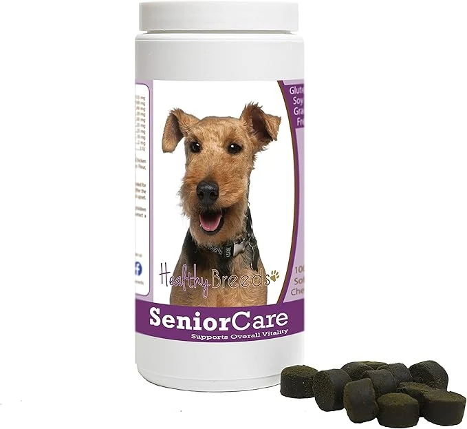 Efficient Healthy Breeds Welsh Terrier Senior Dog Care Soft Chews 100 CountAbout ThisOverview Casual