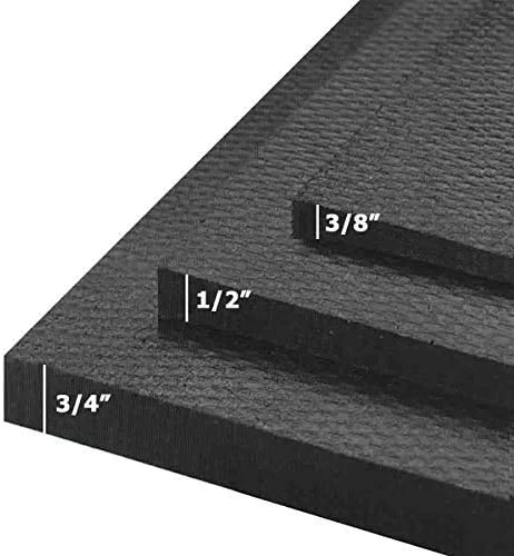 Innovative American Floor Mats – Heavy Duty Stall Tiles – Stable Horse Tiles – Thick Durable Rubber Flooring Solid Black 8′ x 12′ Set 3 8 Thick 24 Tiles Total Next-Generation