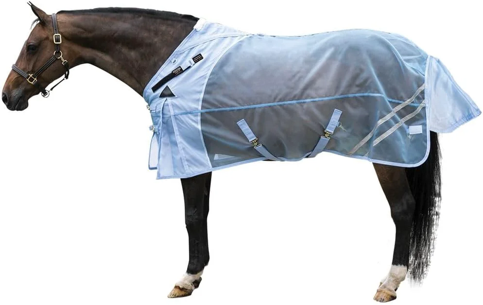 Innovative Schneiders Mosquito Mesh II Adjusta-Fit Horse Fly Sheets Insect UV Protection for Horses Durable 350D Mesh Reflective Safety Stripes Top-Quality