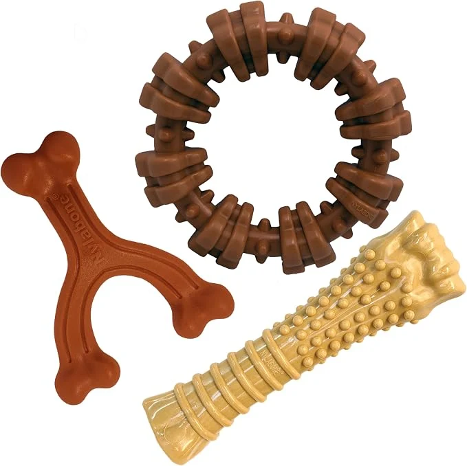 Premium Material Nylabone Customer Favorites Power Chew Toy Bundle Fine