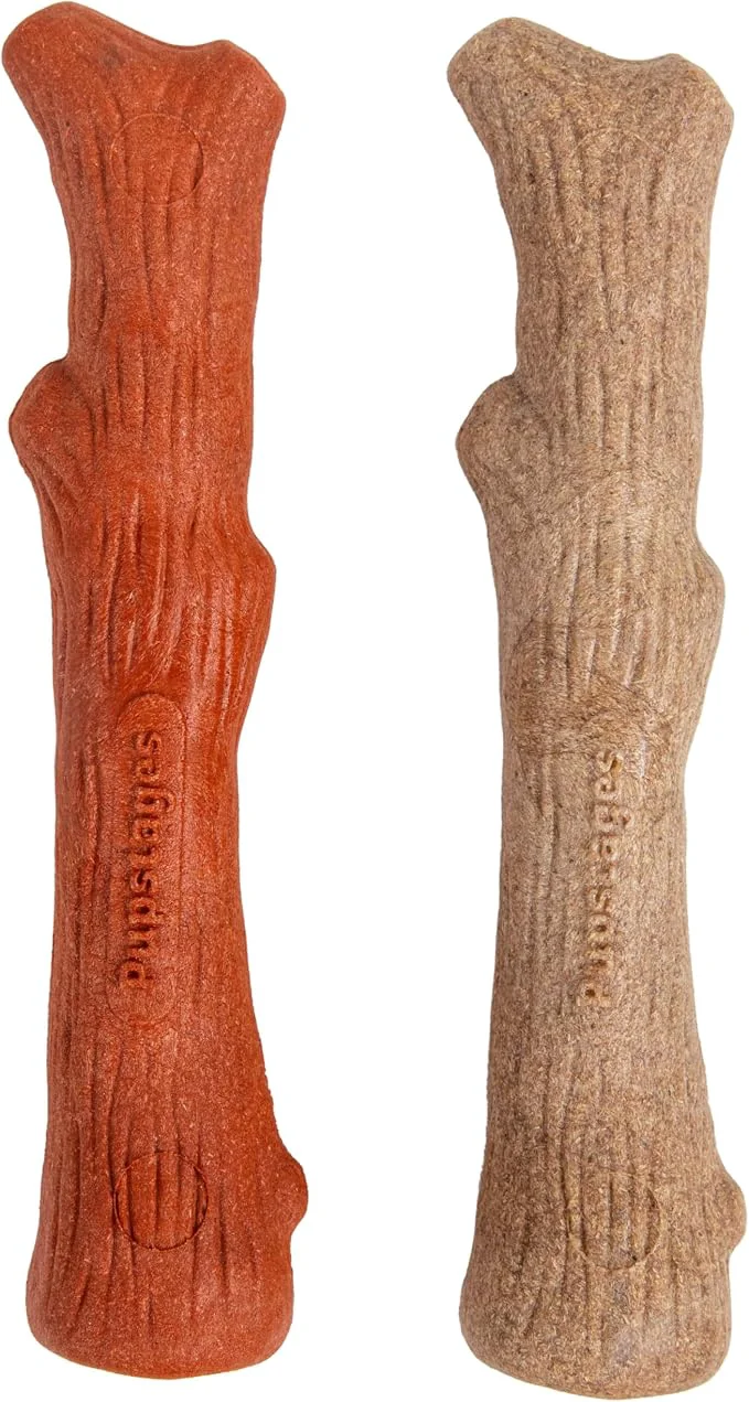 Soft Outward Hound Pupstages Dogwood Mesquite Dog Chew Toy – -Wood Blend Functional