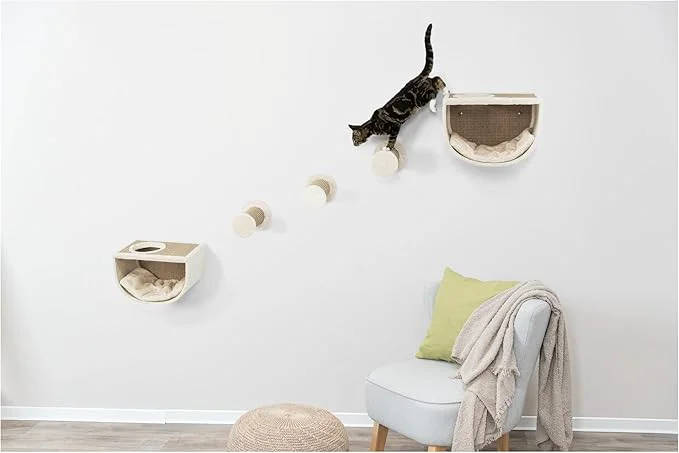 Fashionable Trixie Eden Wall Mounted Cat Lounge – Space-Saving Cat Wall Shelves Specialty