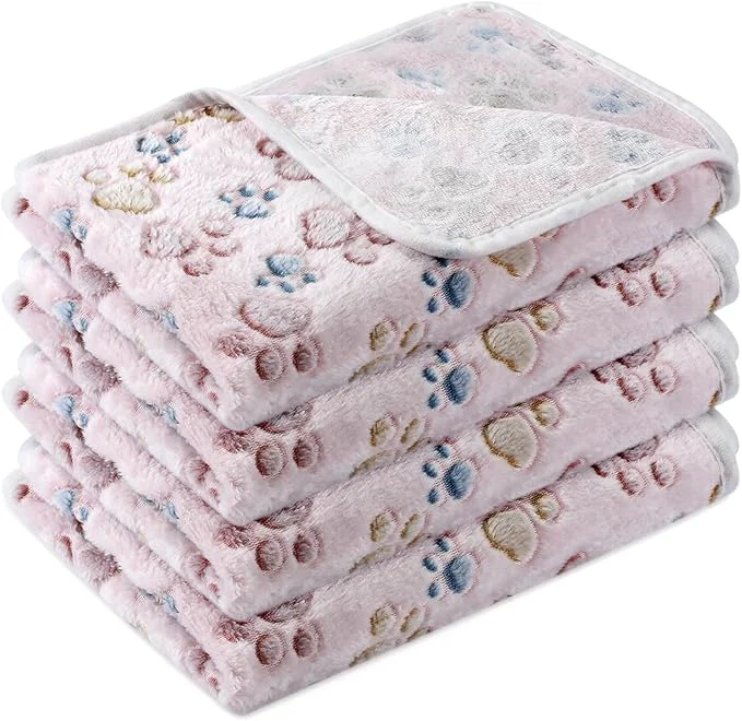 Specialty Tatuo 4 Pcs Dog Blanket for Pet Cat Blankets Indoor Puppy Teething Stuff Toys First-Class