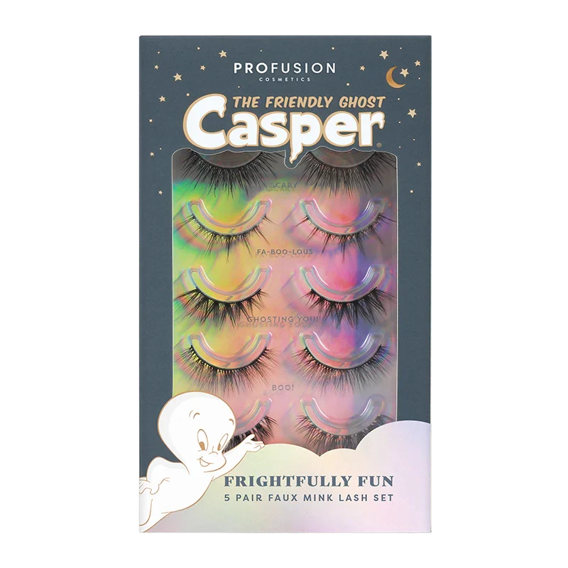 Dependable Casper The Friendly Ghost DreamWorld 5 Pair Faux Mink Lash Set Trusted