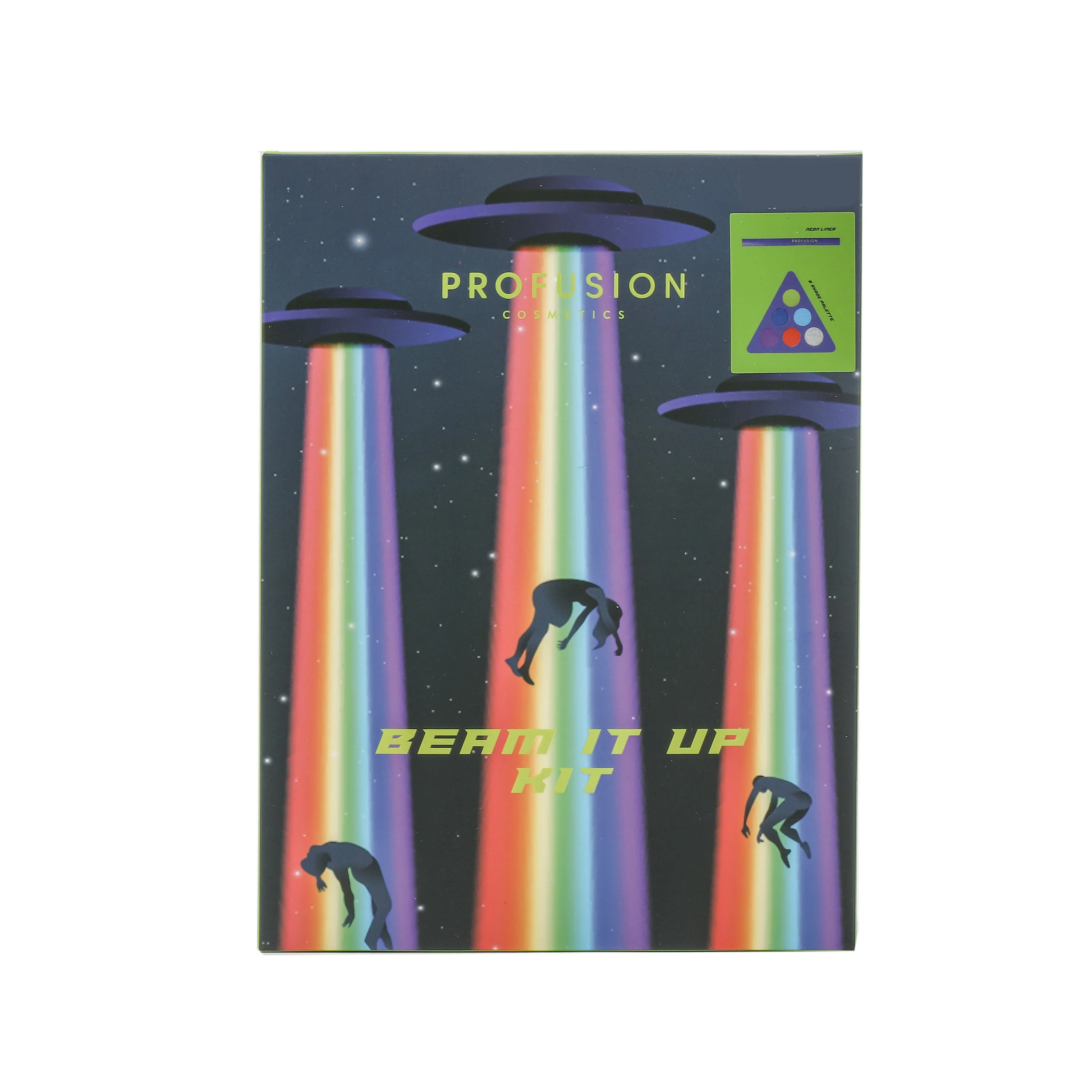 Refined UFO Beam It Up Kit 6-Shade Palette Neon Liner Efficient
