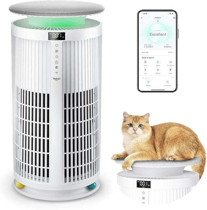 Prestigious Large Air Purifiers for Home Large Room up to 4200ft² Yaber HEPA Air Purifier Smooth