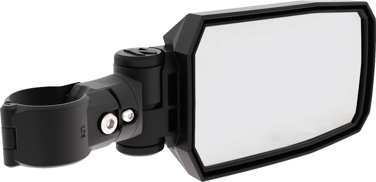 Smooth SEIZMIK Mirror – Side View – Rectangle – Black 56-90095KIT Effective