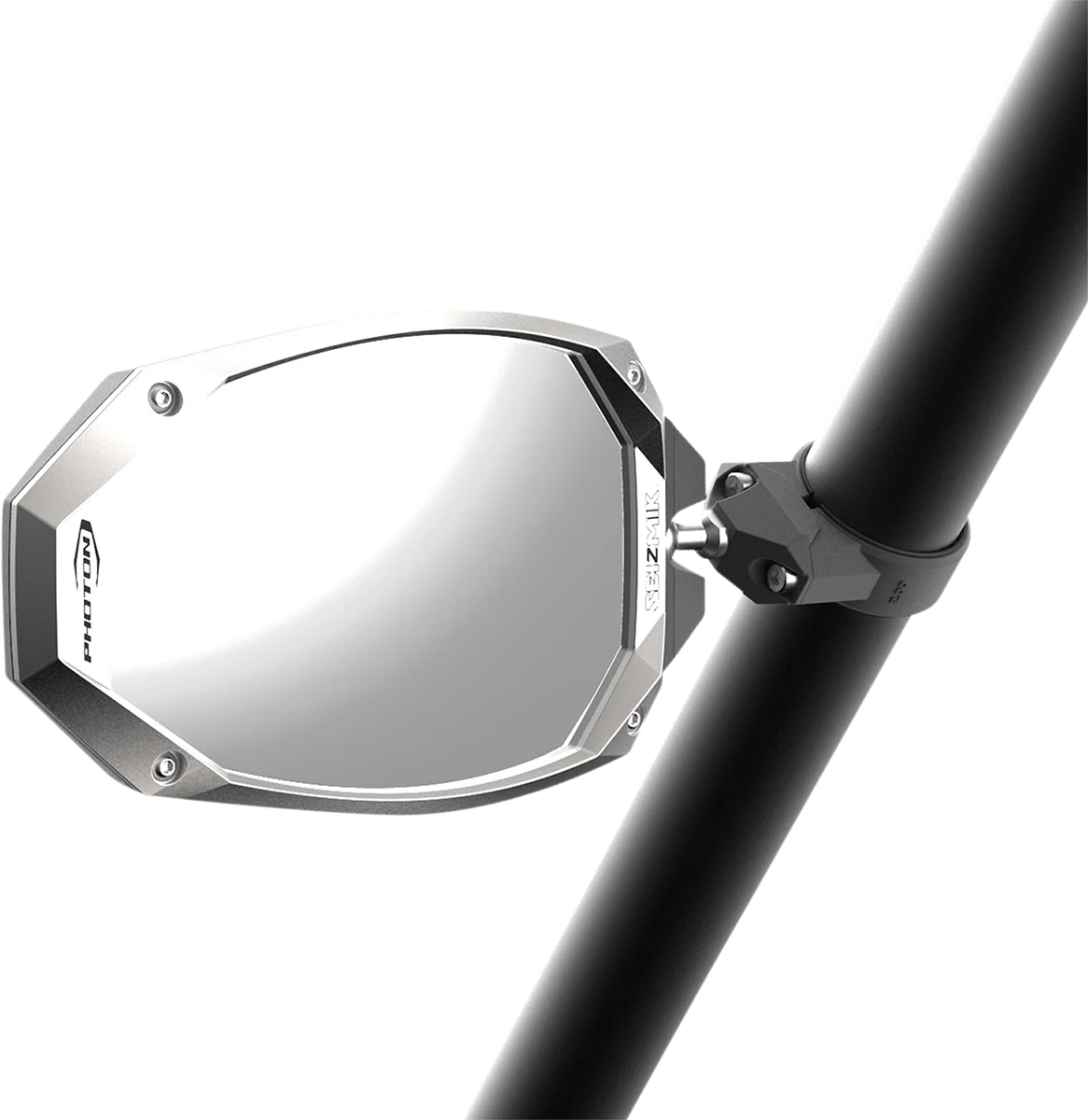 Superior SEIZMIK Mirror – Photon – Side View – Oval – Black Silver – 2 56-18108 Enhanced