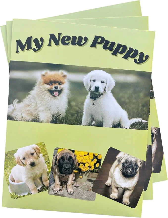 Crafted Groomers Margins Puppy Information Folders Breathable